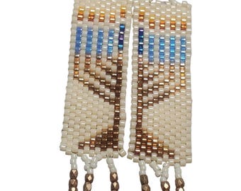 Hanukkah Menorah Earrings