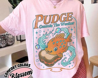Lilo And Stitch Pudge Controls The Weather Shirt , Pudge Fish T-Shirt, Family Matching Shirt, Magic Kingdom Trip Tee