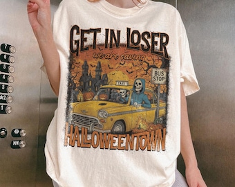Halloween Shirt, Spooky Season Shirt, Halloween pumpkin , Get in Loser, Vintage Halloween Shirt, Retro Halloween, Funny Halloween Shirt