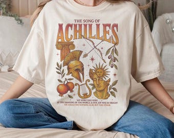 Achilles and Patroclus Comfort Colors Shirt, LGBT Pride Month Bookish T Shirt, Achilles and Patroclus Gift, Greek Mythology Apparel