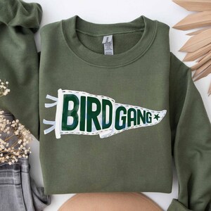 Custom Bird Gang Pennant Sweatshirt