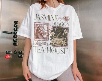 Jasmine Dragon Tea Shop  Shirt, Uncle Iroh Shirt Gift, Anime Lover's Gift, Uncle Iroh Tea Shop Inspired, Avatar TShirt