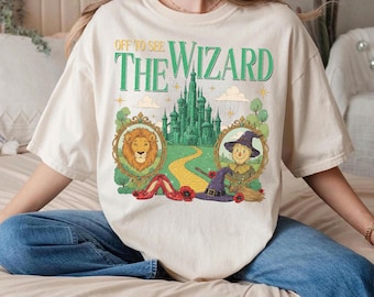 Off to See the Wizard  Shirt, Yellow Brick Road WizardOz T Shirt, Red Slipper Emerald City Tee