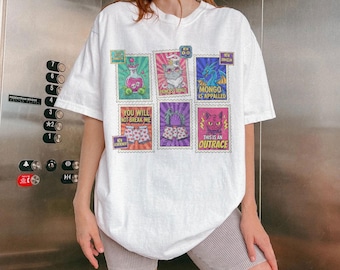 Dungeon Crawler Carl Book Stamps Shirt, New Achievement TShirt, Princess Donut Mongo Tee, Booktok Fantasy Book Shirt