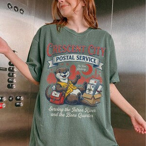 Crescent City Postal Service Shirt, Crescent City Book Merch T Shirt For Fan, SJM Merch Bryce Quinlan image 5