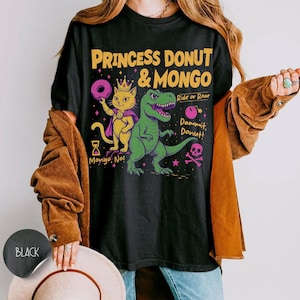 Princess Donut & Mongo Shirt , New Achievement Shirt, Dungeon Crawler Carl T Shirt, Bookish Apparel for Book Lovers
