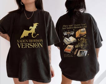 Xaden Riorson Quote Sweatshirt, Fourth Wing Book Quotes, Xaden Fourth Wing, Xaddy Shirt, I Love You In Book Quotes, Romantasy Book Merch