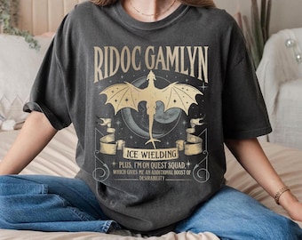 The Quest Squad Onyx Storm  Shirt For Fan, Ridoc Gamlyn Fourth Wing Series T Shirt, Dragon Rider Tee, Gift For Book Lover