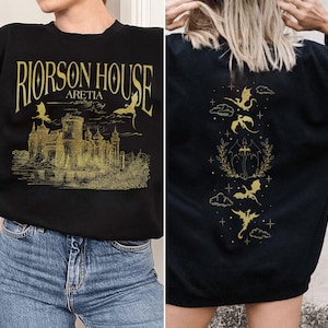 Xaden Riorson House Comfort Colors Shirt, Xaddy Shirt, Dragon Rider 2-Sided Shirt, Fourth Wing Fan Merch, Onyx Storm,Romantasy Bookish Gift