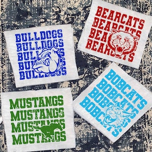 Custom Mascot Shirts, School Spirit Shirt, Mascot Team Tee, Team Mascot Shirt, Personalized School Team Name Shirt, Football Shirt