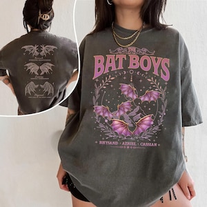 Bat Boys tshirt, The Night Court Sweater, A Court OF Thorns And Roses Rhysand Cassian Azriel,Bookish Hoodie,Book Lover Gift,Bookish Gift
