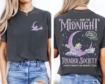 Night Owl Reader Shirt , Late Night Reading Book Club Shirt, Trendy Book Shirt, Book Lover Gift, Cute Bookworm Tee