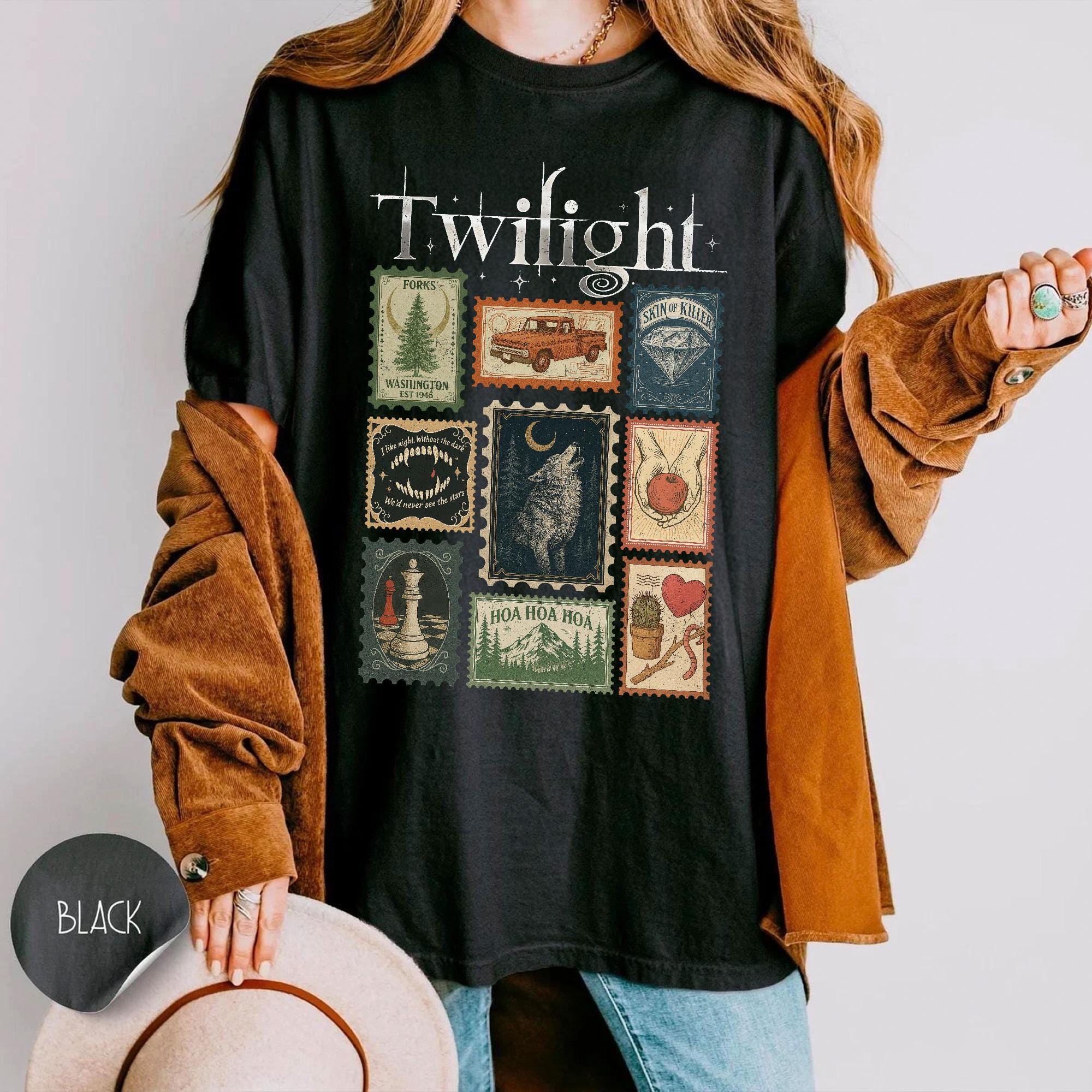 Twilight Inspired City Of Forks Shirt , Hoa Hoa Hoa Season T shirt, Forks Washington Tee, Book Lover Gift
