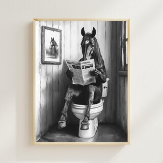 Targa In Metallo Vintage Con Cavallo Haflinger – Divertente Decorazione Per Bagno, Casa O Fattoria, 20x30 Cm
