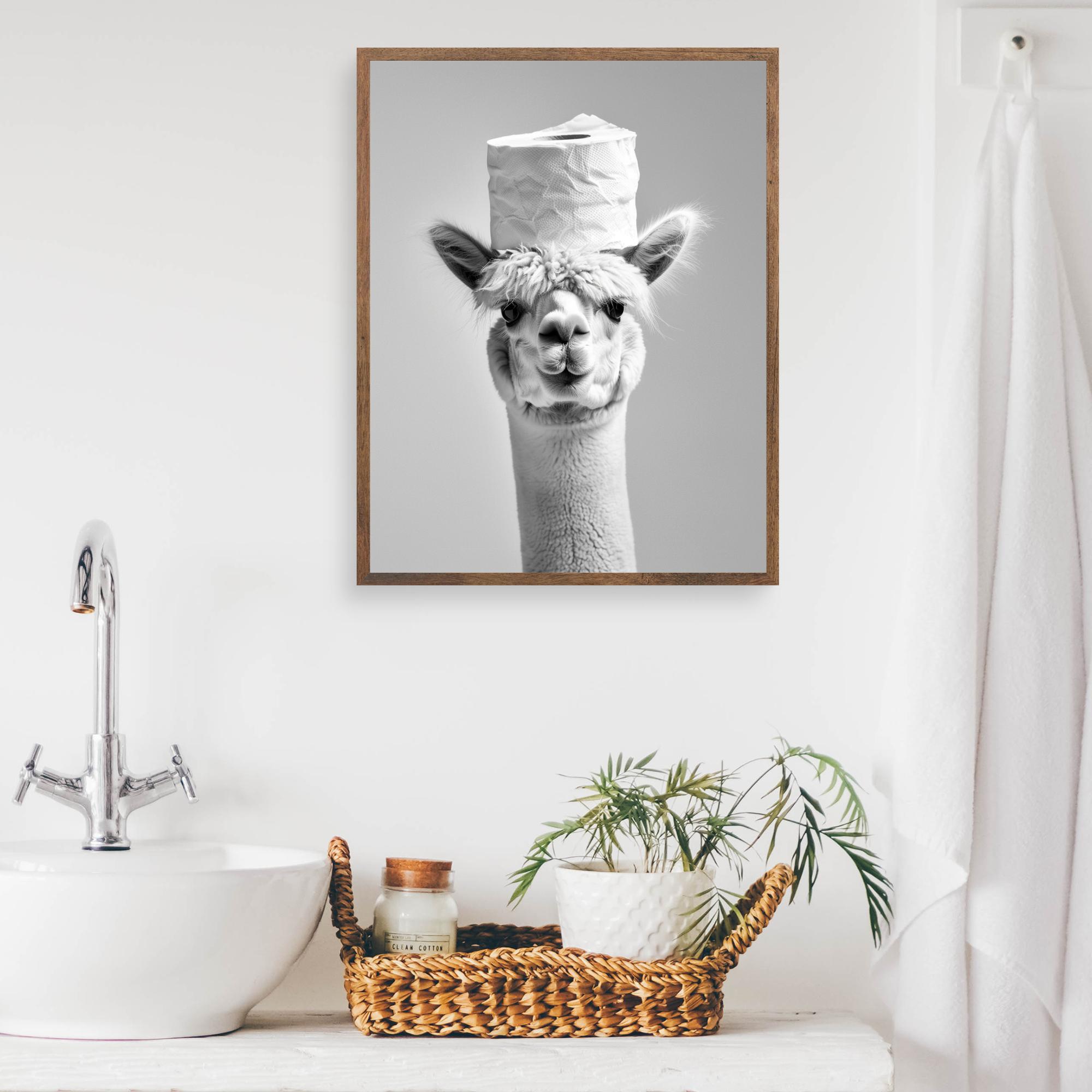 Eeypy Alpaca Poster Alpaca Restroom The Seat In The House Alpaca