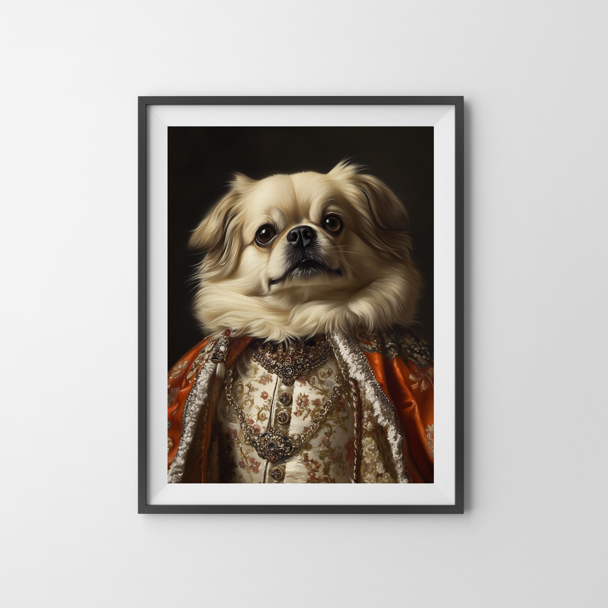 ビンテージ犬と金魚のアート il_fullxfull.6290147901_em0y.jpg