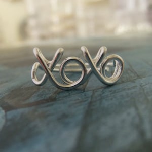 XOXO ring (sterling silver)