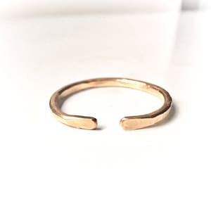 Gold offener Manschettenring, 14k gold filled Manschettenring