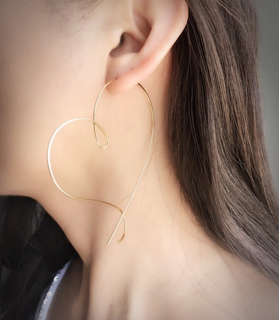 Hypoallergenic large shop hoop earrings