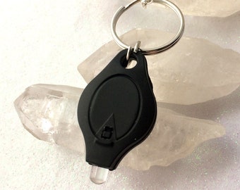 Pocket Size UV Light Necklace Keychain for glow in the dark jewelry