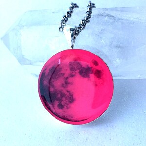 Full Pink Moon Real Space Glow in the dark 1"