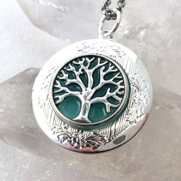 The Original Glow Locket Tree of Life Pendant Necklace