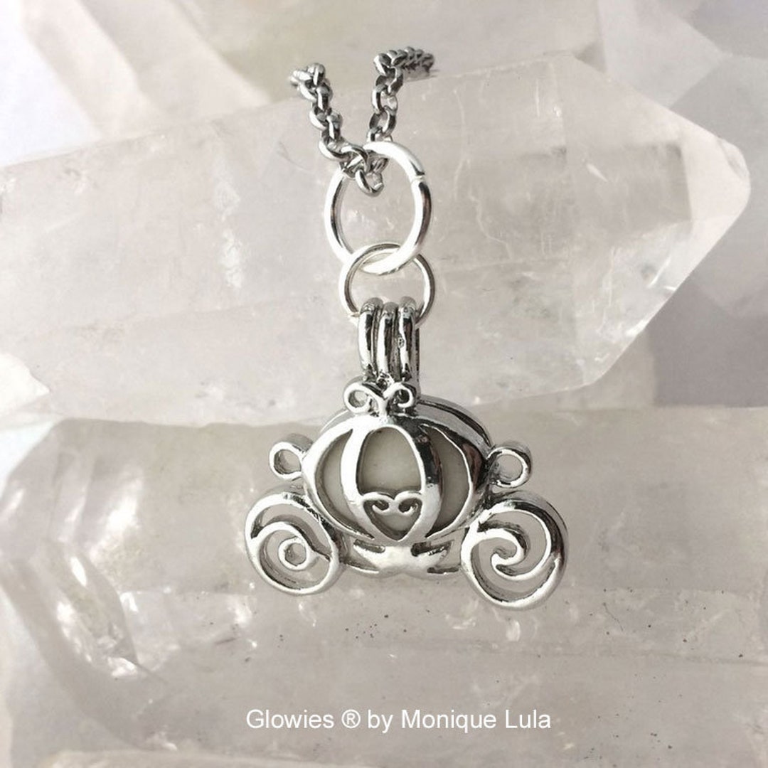 Cinderella Carriage Glow Locket Pendant by Monique Lula, Magic Glowies ...