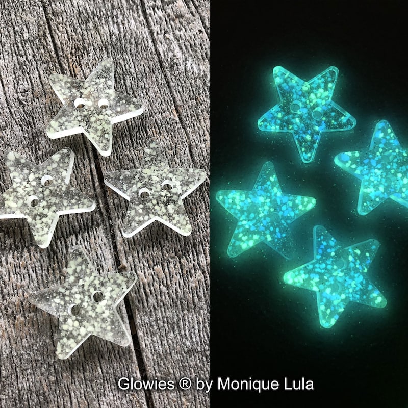 Glow in the Dark Star Stickers - Etsy