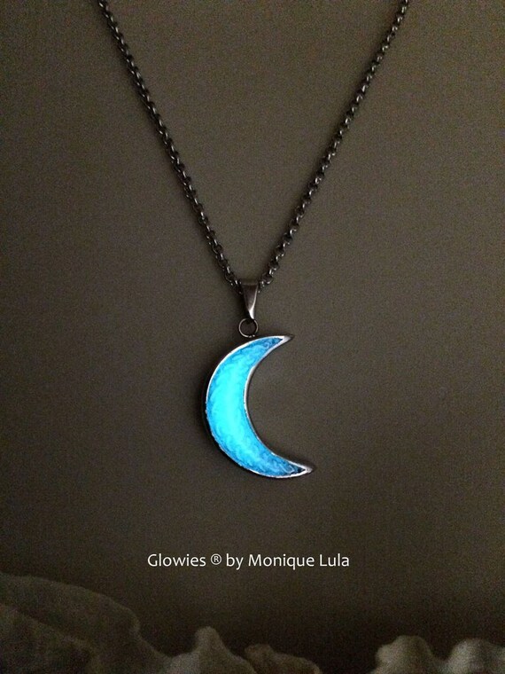 Glow Crescent Moon Cremation Urn for Ashes Stainless Steel