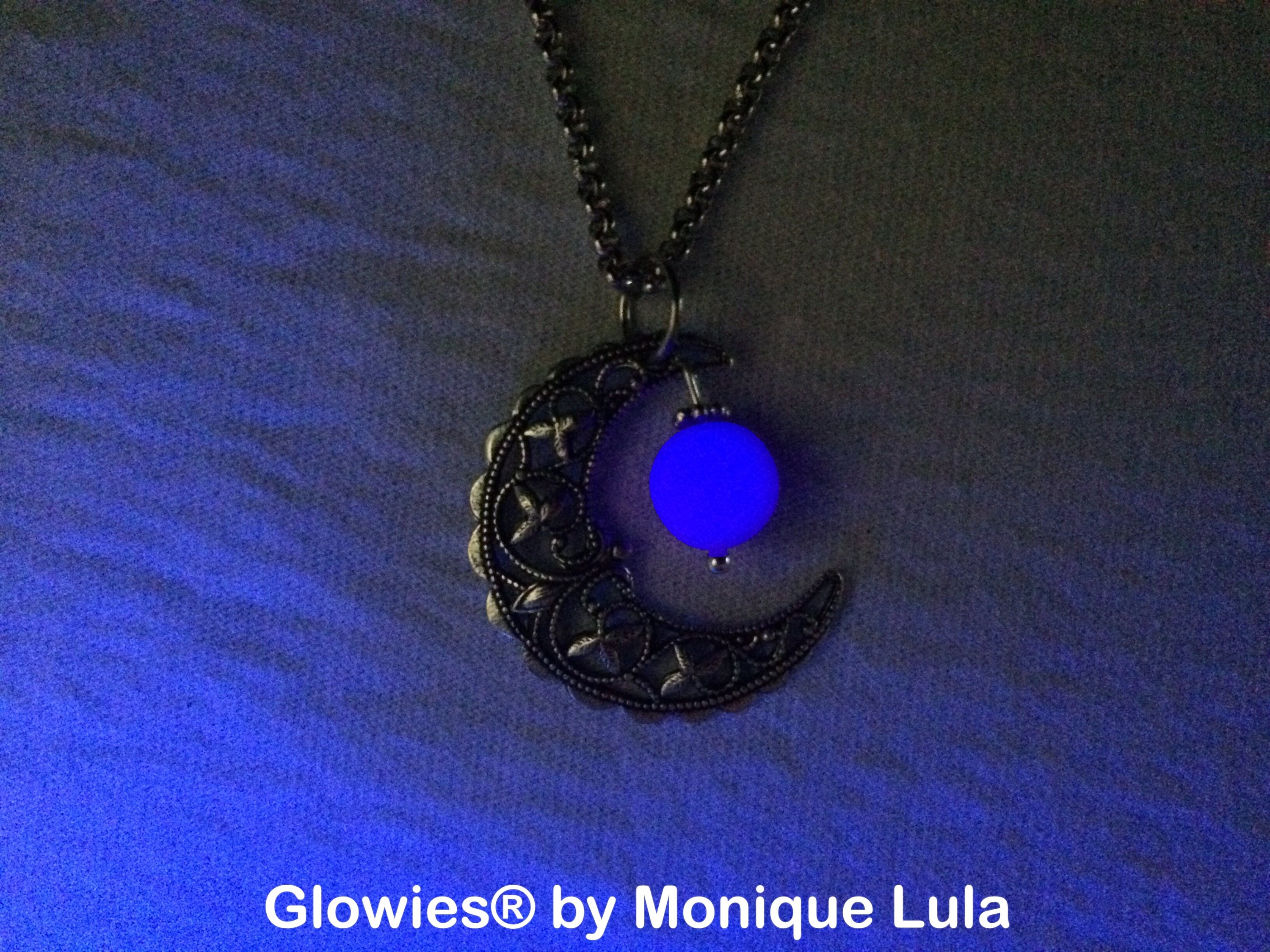 Buy Glow in the Dark Full Moon Necklace, Custom Moon, Glowing Moon Necklace, glow in the Dark Luna Necklace, Custom Jewelry Online in India - Etsy