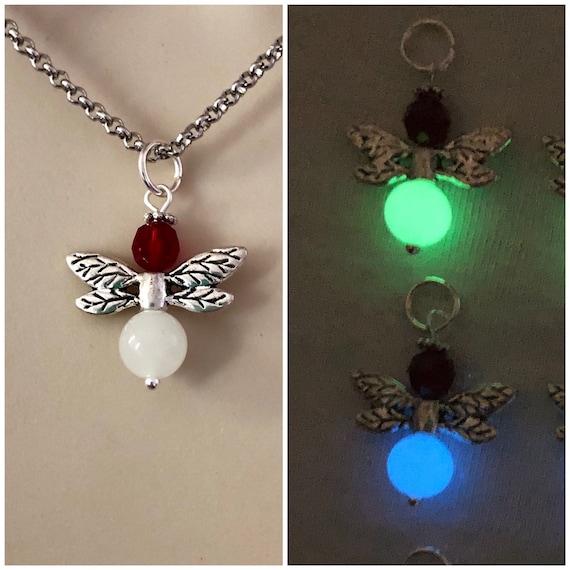 Glow in the Dark Dragon Necklace Magic Fantasy Jewelry 