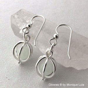 Glow in the Dark Orb Earrings by Monique Lula
