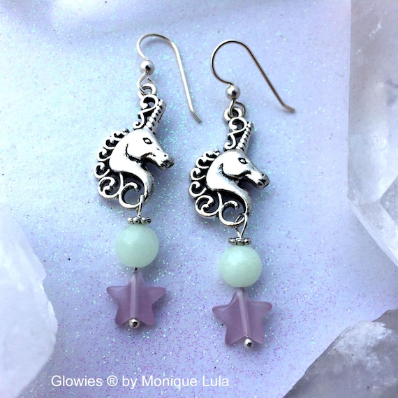 Etsy store unicorn earrings