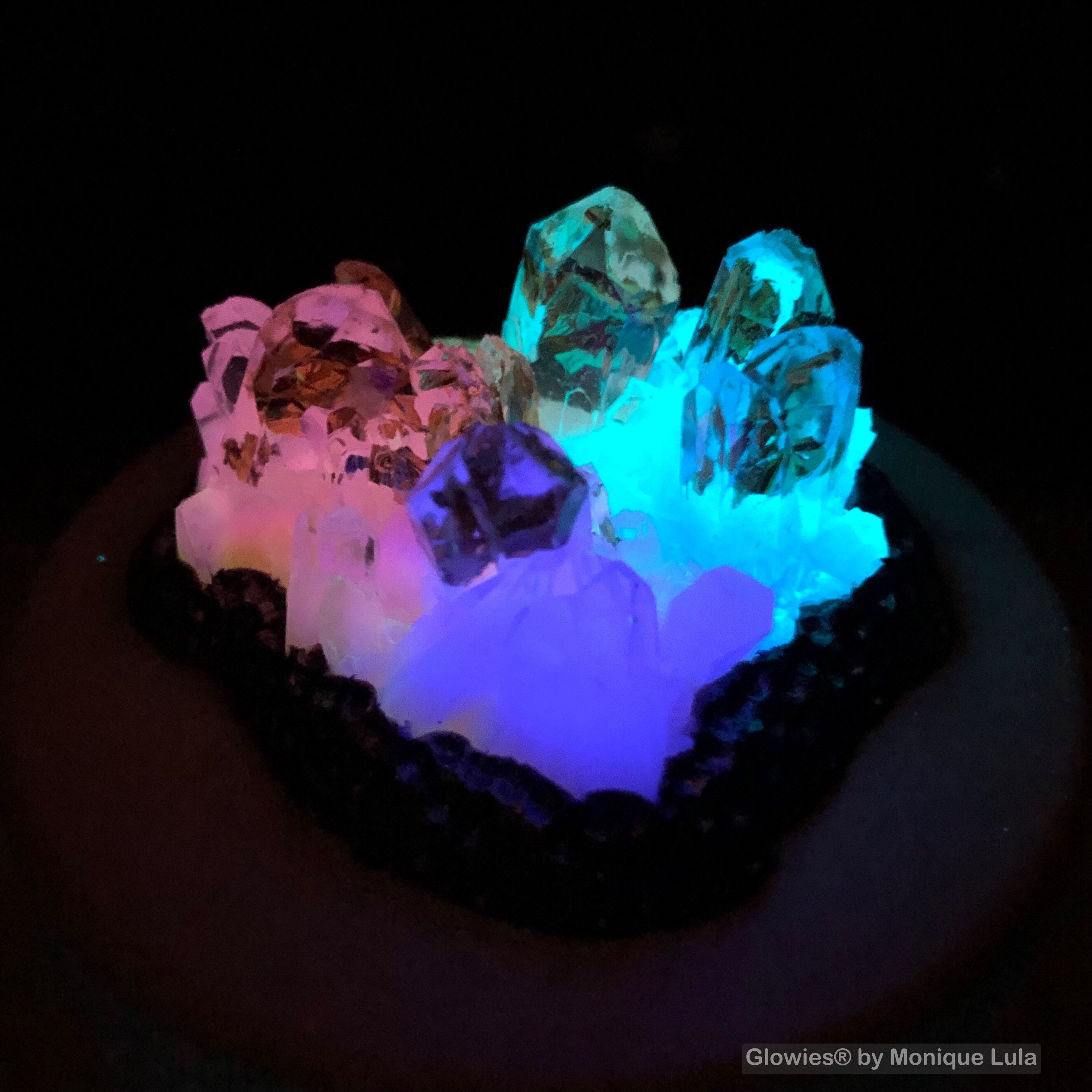 Glow in the Dark Crystal Sculpture 8