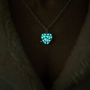 Love Spell Heart Glow Necklace image 5