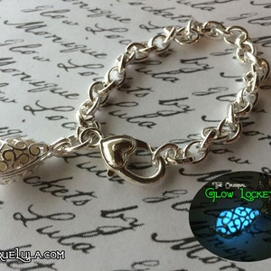 Mermaid Teardrop Glow Locket ® Charm Bracelet