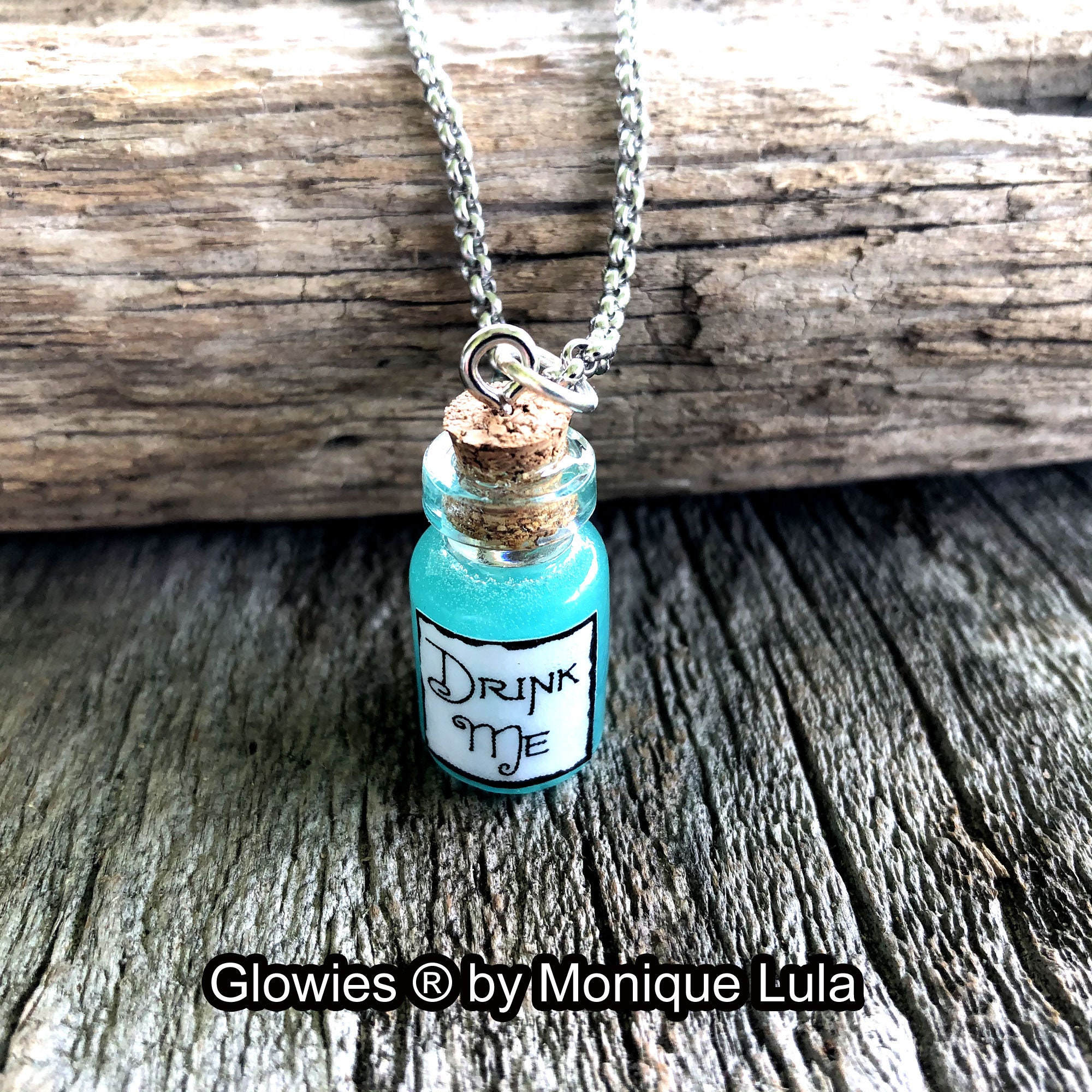 Lapis Potion Bottle Necklace – Marissa Collections
