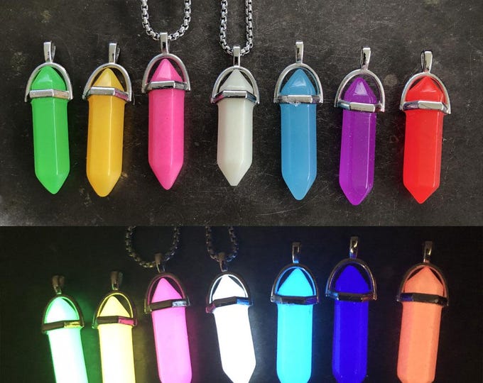 Glow Crystal Necklace: Handmade Glowing Jewelry