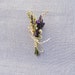 Summer Wildflower Wedding Lavender Larkspur and Wheat Boutonniere or Corsage 
