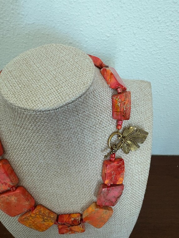 jasper statement necklace - image 2