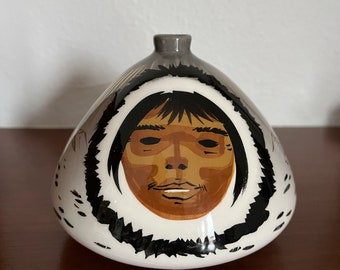 Sascha Brastoff teepee ashtray pottery