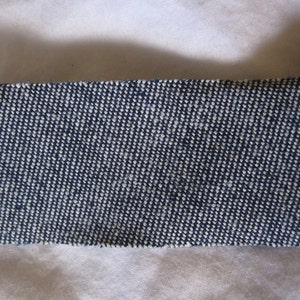 denim fabric trim vintage