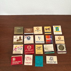 lot of vintage matches matchbook from Palm Springs, Las Vegas, Reno, Nevada
