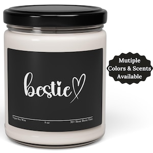 Bestie Candle Gift | Bestie Scented Candle | Best Friend Gift | Best Friend Birthday Gift | Girl Friend Gift