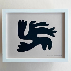 Hey There! ver.01--original, hand-printed screenprint (unframed)
