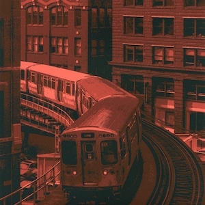 Loop--archival print with 11x14 mat