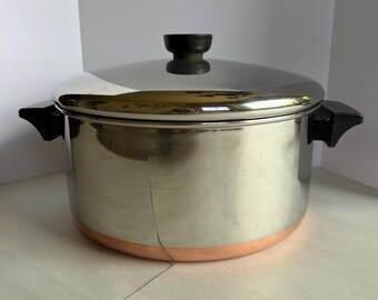 Old Le Creuset cast iron casserole dish Orange Melting
