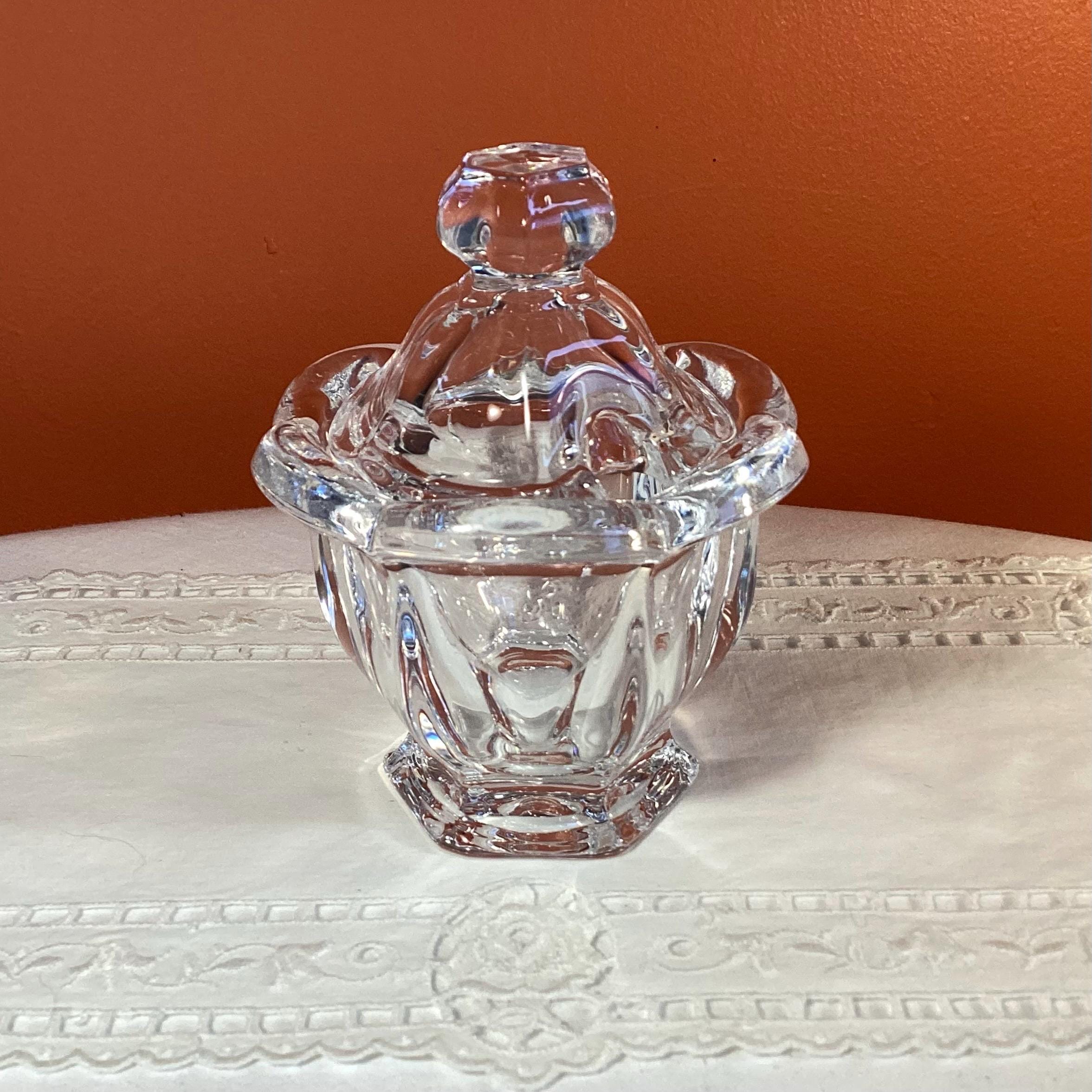 Baccarat 蓋付きクリスタル容器セット　ミズリー　スプーン付き Baccarat Glass Spoon - Etsy