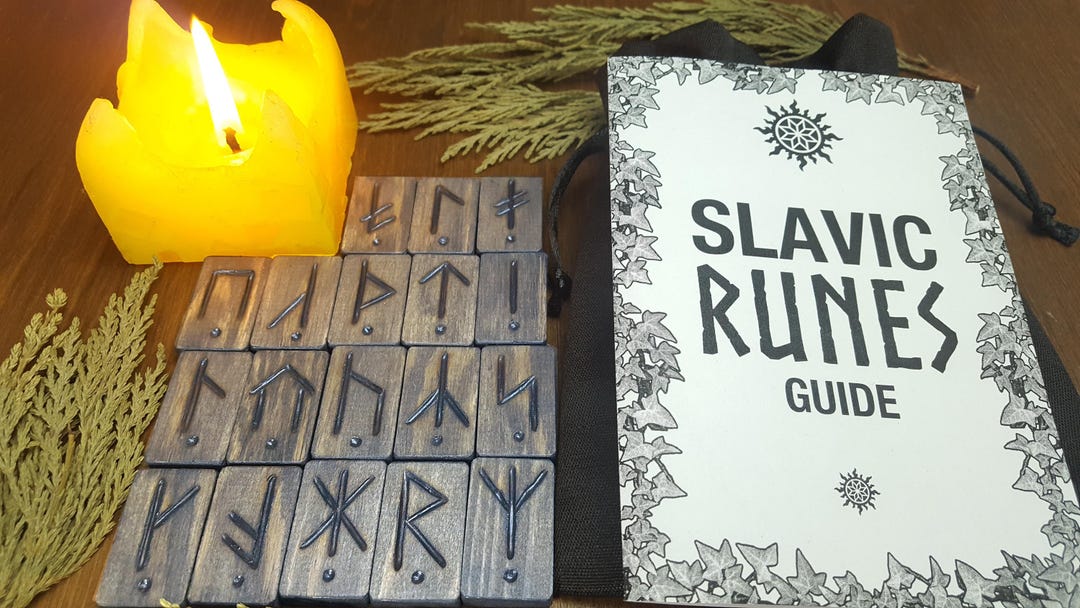 Slavs Runes Hand-burned Slavic Runes Set – Divination, Witchcraft, Pagan, Norse ...