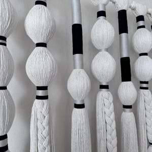 Mexican fiber wall art macrame wrapped cord wall decor over coach wall hanging large boho home décor wall weaving tapestry handwoven hanging